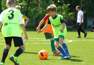 «Lemtrans» and Shakhter have opened a football ground “Come on, Let’s Play!”
